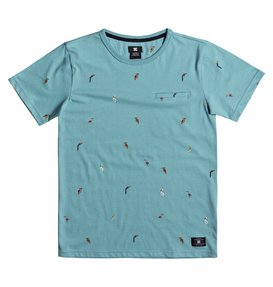 dcshoes, 2Can - T Shirt col rond pour Garçon 8-16 ans, MAUI BLUE TOUCAN (bha1) 2Can - T-Shirt for Boys 8-16 EDBKT03091