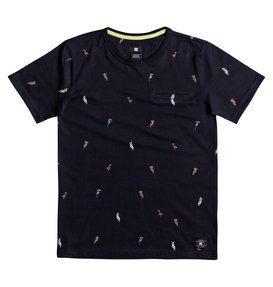 dcshoes, 2Can - T Shirt col rond pour Garçon 8-16 ans, DARK INDIGO TOUCAN (byj9) 2Can - T-Shirt for Boys 8-16 EDBKT03091