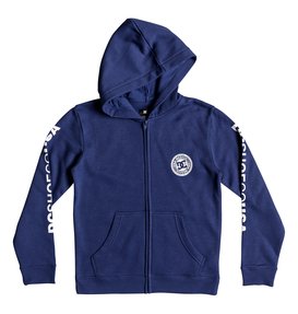 dcshoes, Circle Star - Sudadera con capucha y cremallera, SODALITE BLUE (byb0) Circle Star - Zip-Up Hoodie EDBSF03091