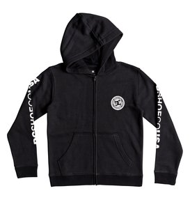 dcshoes, Circle Star - Kapuzenpulli mit Reißverschluss für Jungen 8-16, BLACK (kvj0) Circle Star - Zip-Up Hoodie for Boys 8-16 EDBSF03091