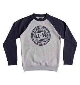 dcshoes, Circle Star - Sweatshirt für Jungen 8-16, BLACK IRIS/ GREY HEATHER (xbbs) Circle Star - Sweatshirt for Boys 8-16 EDBSF03092