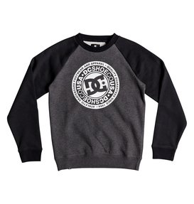 dcshoes, Circle Star - Sweatshirt für Jungen 8-16, BLACK/ CHARCOAL HEATHER (xkkk) Circle Star - Sweatshirt for Boys 8-16 EDBSF03092