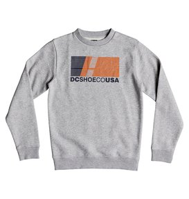 dcshoes, High Value - Sweatshirt für Jungen 8-16, GREY HEATHER (knfh) High Value - Sweatshirt for Boys 8-16 EDBSF03093