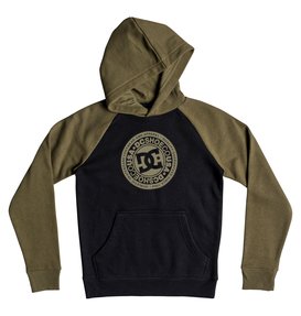 dcshoes, Circle Star - Hoodie für Jungen 8-16, BURNT OLIVE/BLACK (xggk) Circle Star - Hoodie for Boys 8-16 EDBSF03094