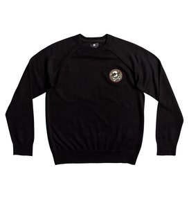 dcshoes, Sabotage Raglan - Sweat pour Garçon 8-16 ans, BLACK (kvj0) Sabotage Raglan - Sweatshirt for Boys 8-16 EDBSW03011