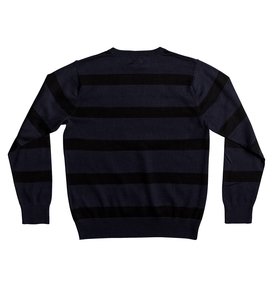 dcshoes, Sabotage Stripe - Sweat pour Garçon 8-16 ans, DARK INDIGO (byj0) Sabotage Stripe - Sweatshirt for Boys 8-16 EDBSW03012