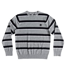dcshoes, Sabotage Stripe - Pullover für Jungen 8-16, GREY HEATHER (knfh) Sabotage Stripe - Jumper for Boys 8-16 EDBSW03014