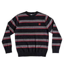 dcshoes, Sabotage Stripe - Pullover für Jungen 8-16, BLACK (kvj0) Sabotage Stripe - Jumper for Boys 8-16 EDBSW03014