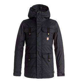 dcshoes, Servo - Veste de snow pour Garçon 8-16 ans, BLACK (kvj0) Servo - Snow Jacket for Boys 8-16 EDBTJ03017