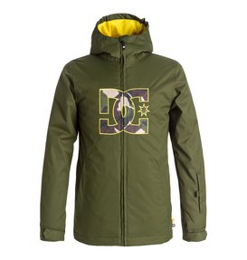 dcshoes, Story - Veste de snow pour Garçon 8-16 ans, CHIVE (gry0) Story - Snow Jacket for Boys 8-16 EDBTJ03020