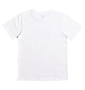 dcshoes, Star - T Shirt col rond pour Garçon 8-16 ans, SNOW WHITE (wbb0) Star - T-Shirt for Boys 8-16 EDBZT03227