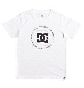 dcshoes, Rebuilt - T Shirt col rond pour Garçon 8-16 ans, SNOW WHITE (wbb0) Rebuilt - T-Shirt for Boys 8-16 EDBZT03228