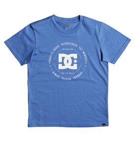 dcshoes, Rebuilt - T Shirt col rond pour Garçon 8-16 ans, CAMPANULA/ SNOW WHITE (xbbw) Rebuilt - T-Shirt for Boys 8-16 EDBZT03228