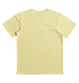 dcshoes, Rebuilt - T Shirt col rond pour Garçon 8-16 ans, LEMON MERINGUE/ DEEP SEA (xyyg) Rebuilt - T-Shirt for Boys 8-16 EDBZT03228