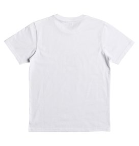 dcshoes, Endless Frontier - T Shirt col rond pour Garçon 8-16 ans, SNOW WHITE (wbb0) Endless Frontier - T-Shirt for Boys 8-16 EDBZT03252