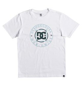 dcshoes, Endless Frontier - T Shirt col rond pour Garçon 8-16 ans, SNOW WHITE (wbb0) Endless Frontier - T-Shirt for Boys 8-16 EDBZT03252