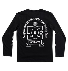 dcshoes, Arise Collective - T shirt manches longues pour Garçon 8-16 ans, BLACK (kvj0) Arise Collective - Long Sleeve T-Shirt for Boys 8-16 EDBZT03253
