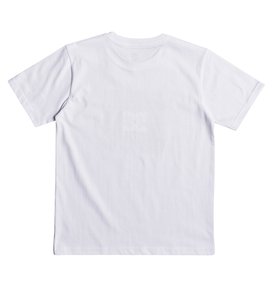 dcshoes, Shuffle Face - T Shirt col rond pour Garçon 8-16 ans, SNOW WHITE (wbb0) Shuffle Face - T-Shirt for Boys 8-16 EDBZT03257