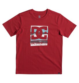 dcshoes, Rusted Panel - T Shirt col rond pour Garçon 8-16 ans, TANGO RED (rrh0) Rusted Panel - T-Shirt for Boys 8-16 EDBZT03258