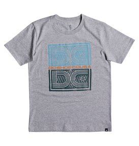 dcshoes, Double Threat - T Shirt col rond pour Garçon 8-16 ans, HEATHER GREY (knfh) Double Threat - T-Shirt for Boys 8-16 EDBZT03261
