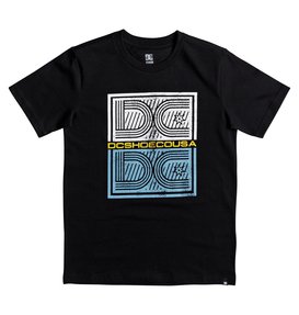 dcshoes, Double Threat - T Shirt col rond pour Garçon 8-16 ans, BLACK (kvj0) Double Threat - T-Shirt for Boys 8-16 EDBZT03261