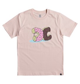 dcshoes, Donut Crush - T Shirt col rond pour Garçon 8-16 ans, ENGLISH ROSE (mdj0) Donut Crush - T-Shirt for Boys 8-16 EDBZT03262