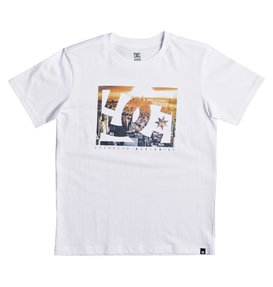dcshoes, Empire Henge - T Shirt col rond pour Garçon 8-16 ans, SNOW WHITE (wbb0) Empire Henge - T-Shirt for Boys 8-16 EDBZT03266