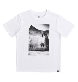 dcshoes, Tiago Switch Flip - T Shirt col rond pour Garçon 8-16 ans, SNOW WHITE (wbb0) Tiago Switch Flip - T-Shirt for Boys 8-16 EDBZT03269