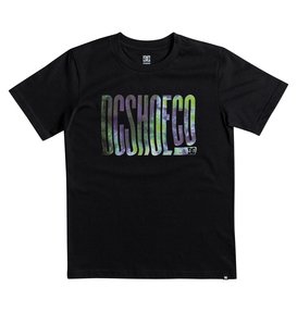 dcshoes, Trippy Typed - T Shirt col rond pour Garçon 8-16 ans, BLACK (kvj0) Trippy Typed - T-Shirt for Boys 8-16 EDBZT03272