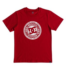 dcshoes, Circle Star - T-Shirt for Boys 8-16, TANGO RED (rrh0) Circle Star - T-Shirt for Boys 8-16 EDBZT03280
