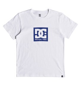 dcshoes, Square Star - T-Shirt for Boys 8-16, SNOW WHITE (wbb0) Square Star - T-Shirt for Boys 8-16 EDBZT03281
