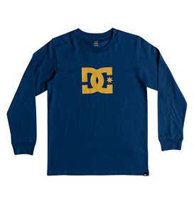 dcshoes, Star - Long Sleeve T-Shirt for Boys 8-16, SODALITE BLUE (byb0) Star - Long Sleeve T-Shirt for Boys 8-16 EDBZT03282