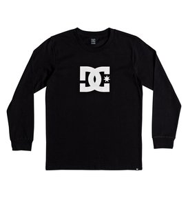 dcshoes, Star - Long Sleeve T-Shirt for Boys 8-16, BLACK (kvj0) Star - Long Sleeve T-Shirt for Boys 8-16 EDBZT03282