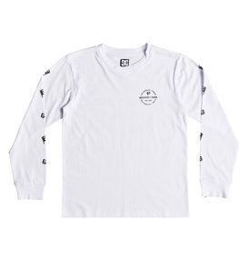 dcshoes, Worldwide Flag - Long Sleeve T-Shirt, SNOW WHITE (wbb0) Worldwide Flag - Long Sleeve T-Shirt EDBZT03303