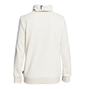 dcshoes, Veneer - Sweat technique à col roulé pour Femme, SILVER BIRCH (wej0) Veneer - Technical Roll Neck Sweatshirt for Women EDJFT03059