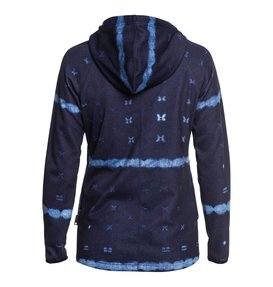 dcshoes, Salem - Sweat à capuche technique pour Femme, DARK BLUE MUD CLOTH B (bsn8) Salem - Technical Hoodie for Women EDJFT03060