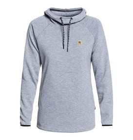 dcshoes, Salem - Sweat à capuche technique pour Femme, NEUTRAL GRAY HEATHER (skph) Salem - Technical Hoodie for Women EDJFT03060