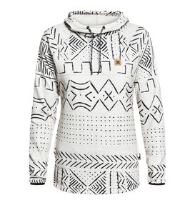 dcshoes, Salem - Sweat à capuche technique pour Femme, SILVER BIRCH MUD CLOTH A (wej6) Salem - Technical Hoodie for Women EDJFT03060