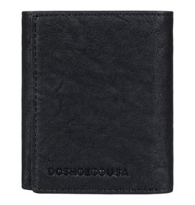 dcshoes, Side Note - Portefeuille 3 volets pour Homme, BLACK (kvj0) Side Note - Tri-Fold Wallet for Men EDYAA03133