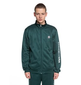 dcshoes, Heggerty Track - Veste de survêtement pour Homme, JUNE BUG (gsr0) Heggerty Track - Tracksuit Jacket for Men EDYFT03353