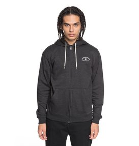dcshoes, Rebel - Sudadera con Capucha y Cremallera para Hombre, BLACK (kvj0) Rebel - Zip-Up Hoodie for Men EDYFT03369
