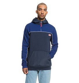 dcshoes, Clewiston Ph - Sudadera con cremallera hasta media altura y capucha, SODALITE BLUE (byb0) Clewiston - Half-Zip Hoodie EDYFT03390