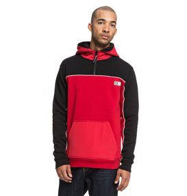 dcshoes, Clewiston Ph - Sudadera con cremallera hasta media altura y capucha, BLACK (kvj0) Clewiston - Half-Zip Hoodie EDYFT03390