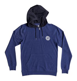 dcshoes, Rebel - Kapuzenpulli mit Halbreißverschluss für Männer, SODALITE BLUE (byb0) Rebel - Half-Zip Hoodie for Men EDYFT03395
