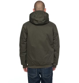 dcshoes, Ellis - Veste bomber à capuche pour Homme, FATIGUE GREEN (cqy0) Ellis - Hooded Bomber Jacket for Men EDYJK03123
