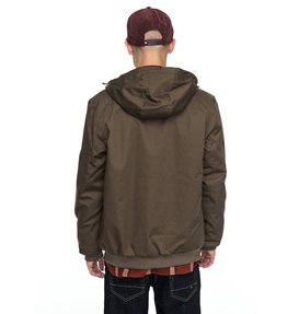 dcshoes, Ellis - Veste bomber à capuche pour Homme, TAUPE (tms0) Ellis - Hooded Bomber Jacket for Men EDYJK03123