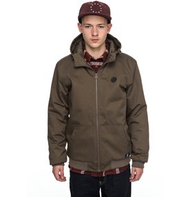 dcshoes, Ellis - Veste bomber à capuche pour Homme, TAUPE (tms0) Ellis - Hooded Bomber Jacket for Men EDYJK03123