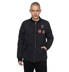 dcshoes, Hedgehope - Chaqueta Acolchada Bomber para Hombre, BLACK (kvj0) Hedgehope - Quilted Bomber Jacket for Men EDYJK03137