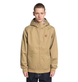 dcshoes, Ellis Light 3 - Chaqueta Resistente al Agua con Capucha, KHAKI (clm0) Ellis Light 3 - Water-Resistant Hooded Jacket EDYJK03142
