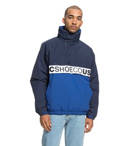 dcshoes, Howsthat - Giacca a vento impermeabile con zip a mezza lunghezza, SODALITE BLUE (byb0) Howsthat - Water Resistant Half-Zip Windbreaker EDYJK03178